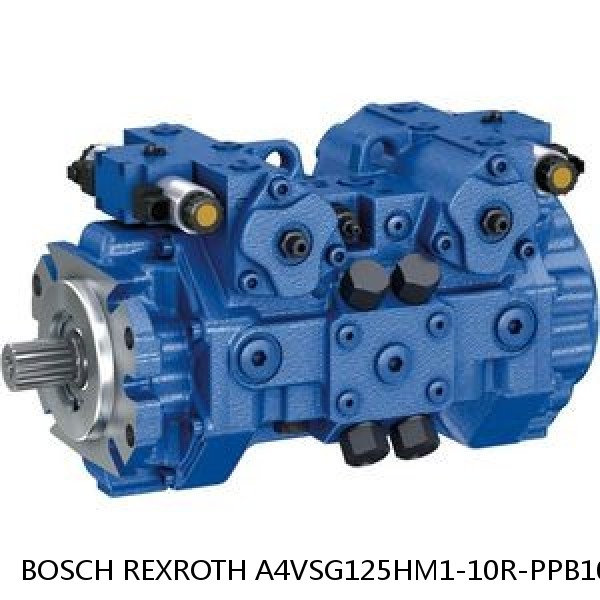 A4VSG125HM1-10R-PPB10H069F-SO468 BOSCH REXROTH A4VSG Axial Piston Variable Pump