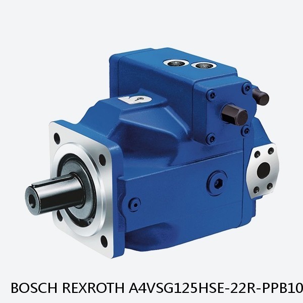 A4VSG125HSE-22R-PPB10N000N BOSCH REXROTH A4VSG Axial Piston Variable Pump