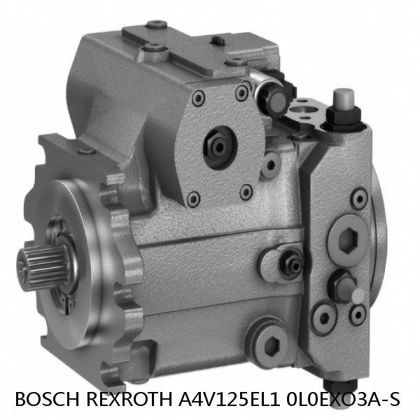 A4V125EL1 0L0EXO3A-S BOSCH REXROTH A4V Variable Pumps