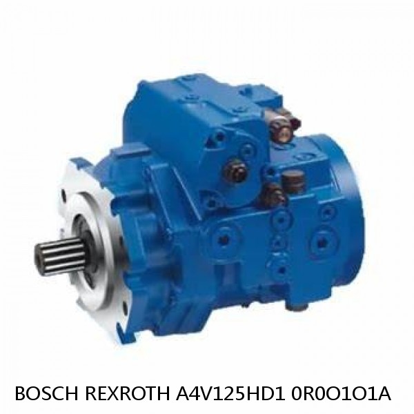 A4V125HD1 0R0O1O1A BOSCH REXROTH A4V Variable Pumps