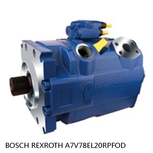 A7V78EL20RPFOD BOSCH REXROTH A7V HYDRAULIC PISTON PUMP