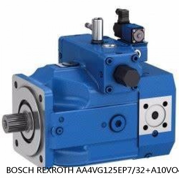 AA4VG125EP7/32+A10VO45ED/52 BOSCH REXROTH A4VG Variable Displacement Pumps