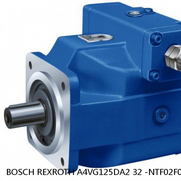 A4VG125DA2 32 -NTF02F041BP + A10VO6 BOSCH REXROTH A4VG Variable Displacement Pumps #1 small image