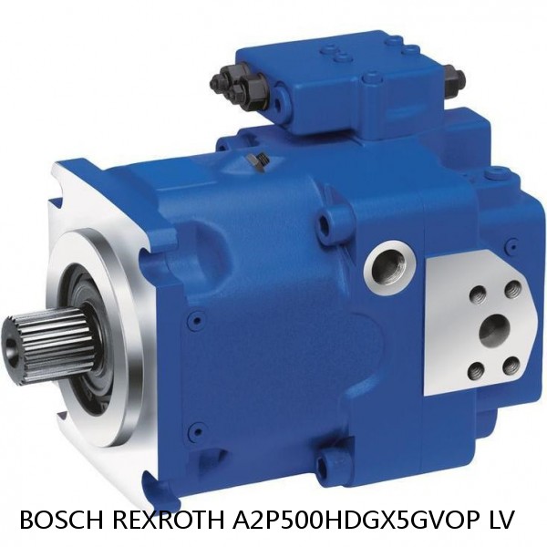 A2P500HDGX5GVOP LV BOSCH REXROTH A2P Hydraulic Piston Pumps #1 small image