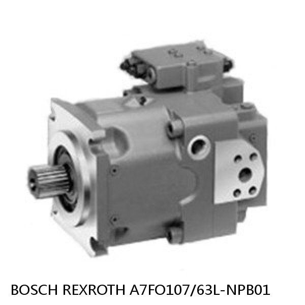 A7FO107/63L-NPB01 BOSCH REXROTH A7FO Axial Piston Motor Fixed Displacement Bent Axis Pump #1 image